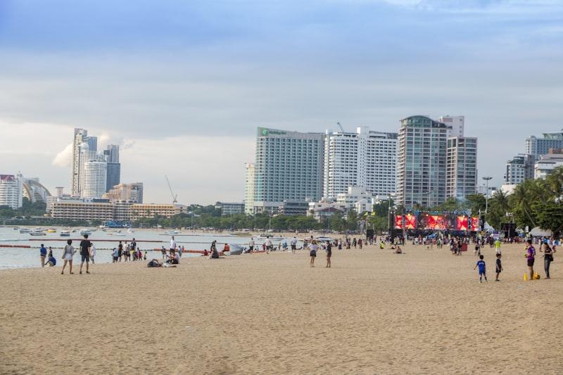 Pattaya beach and city skyline private transfer to Koh Chang